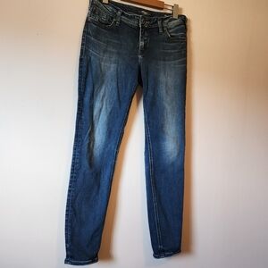 Silver Jeans Co. Womens Suki Mid Rise Super Skinny Jeans Size 30